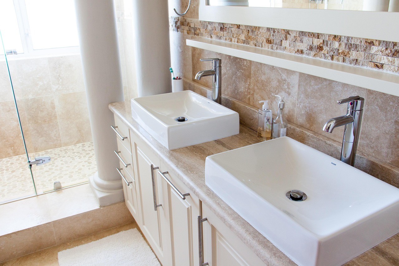Completed plumbing fixture work featured by H2Bros Plumbing and Heating