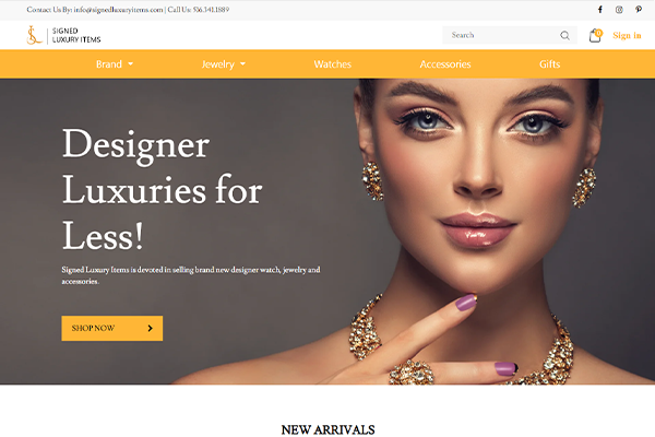 Signed Luxury Items